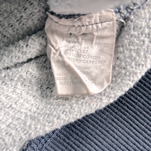 Billabong Vintage Surfer Skater Fleece Pullover Men’s Size L Blue White Hoodie - Picture 15 of 15